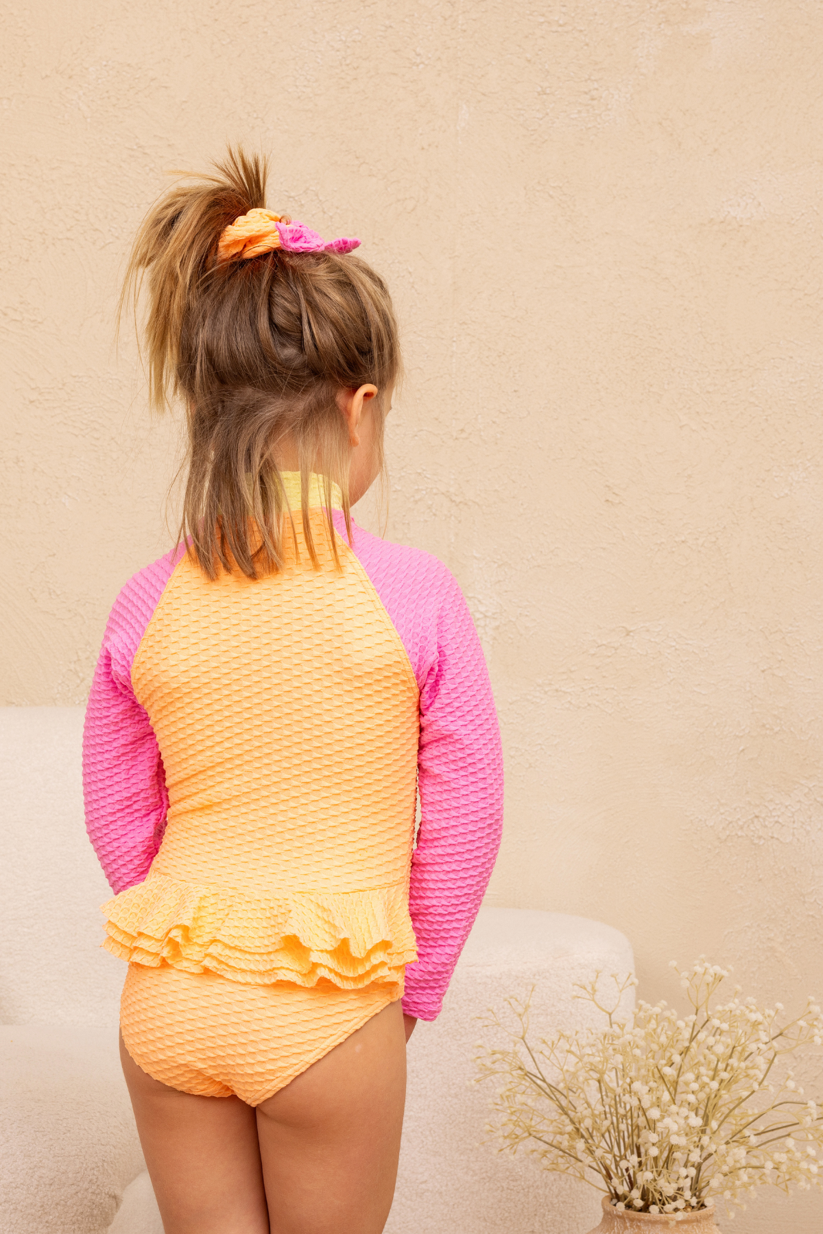 Mini Blake Surfsuit - Orange Sherbet