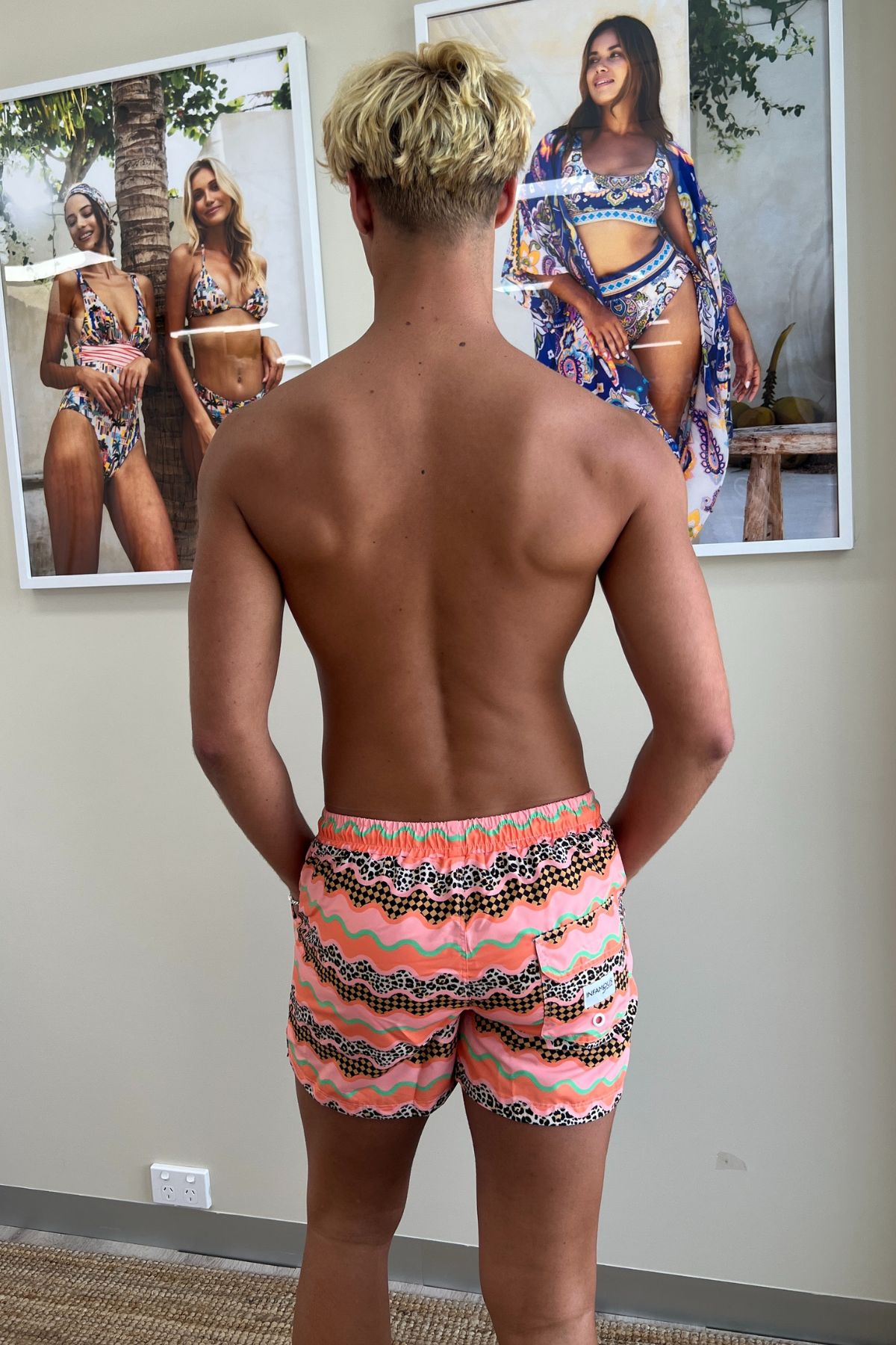 Hank Board Shorts 02 - Bubblegum Ripple