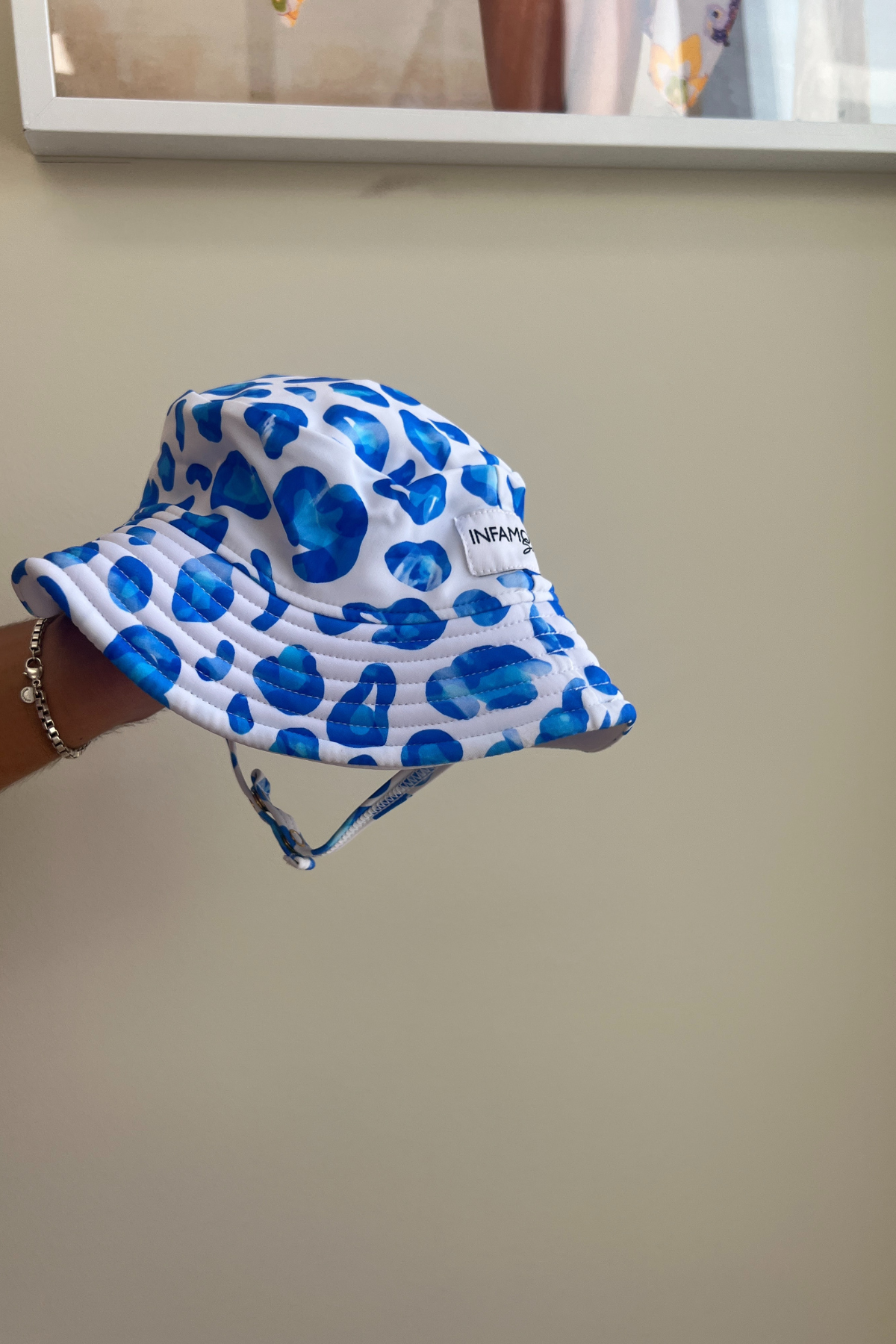 Daisy Swim Hat - Blue Jungle