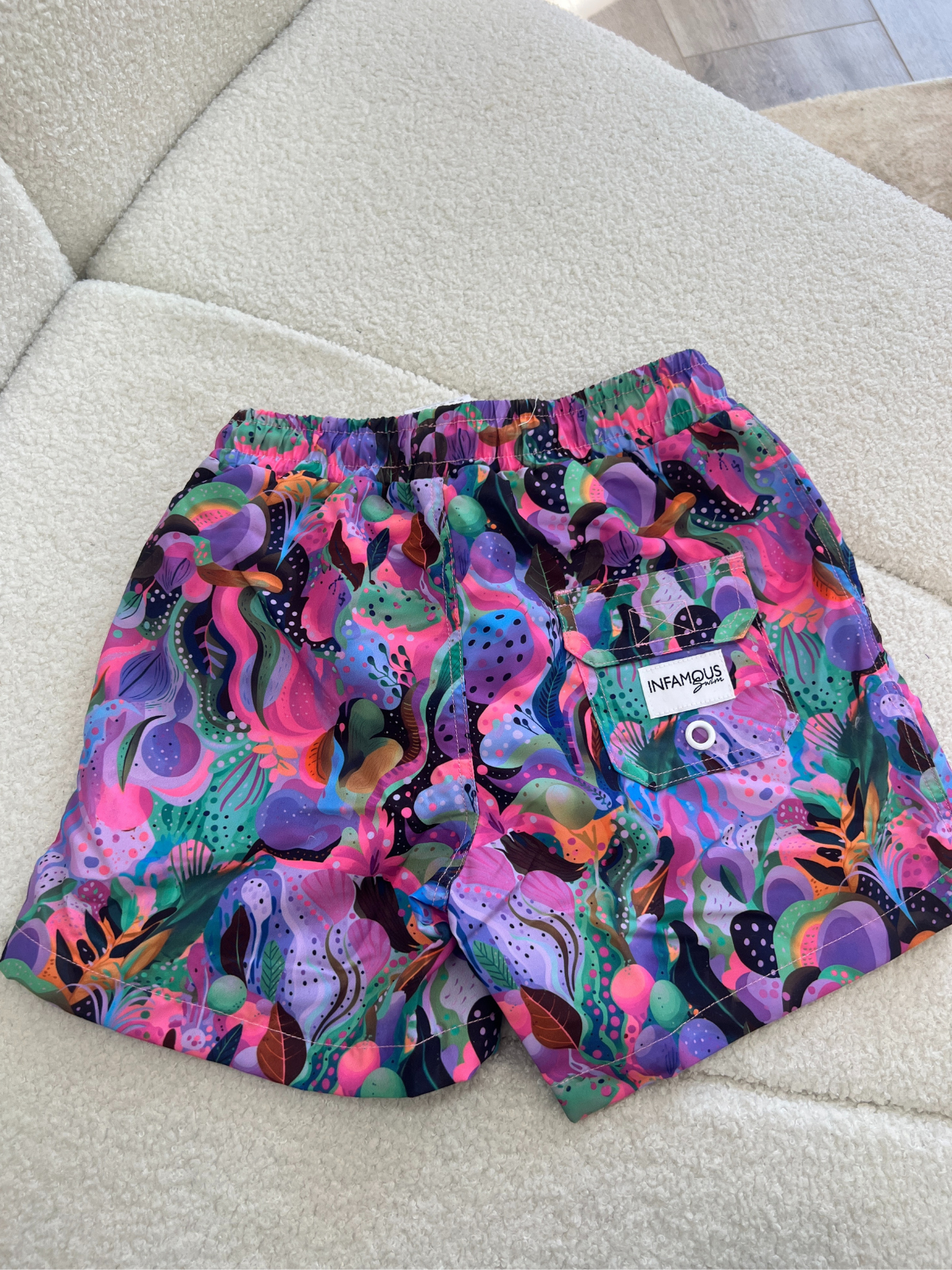 Mini Hank Board Shorts - Marine Fiesta