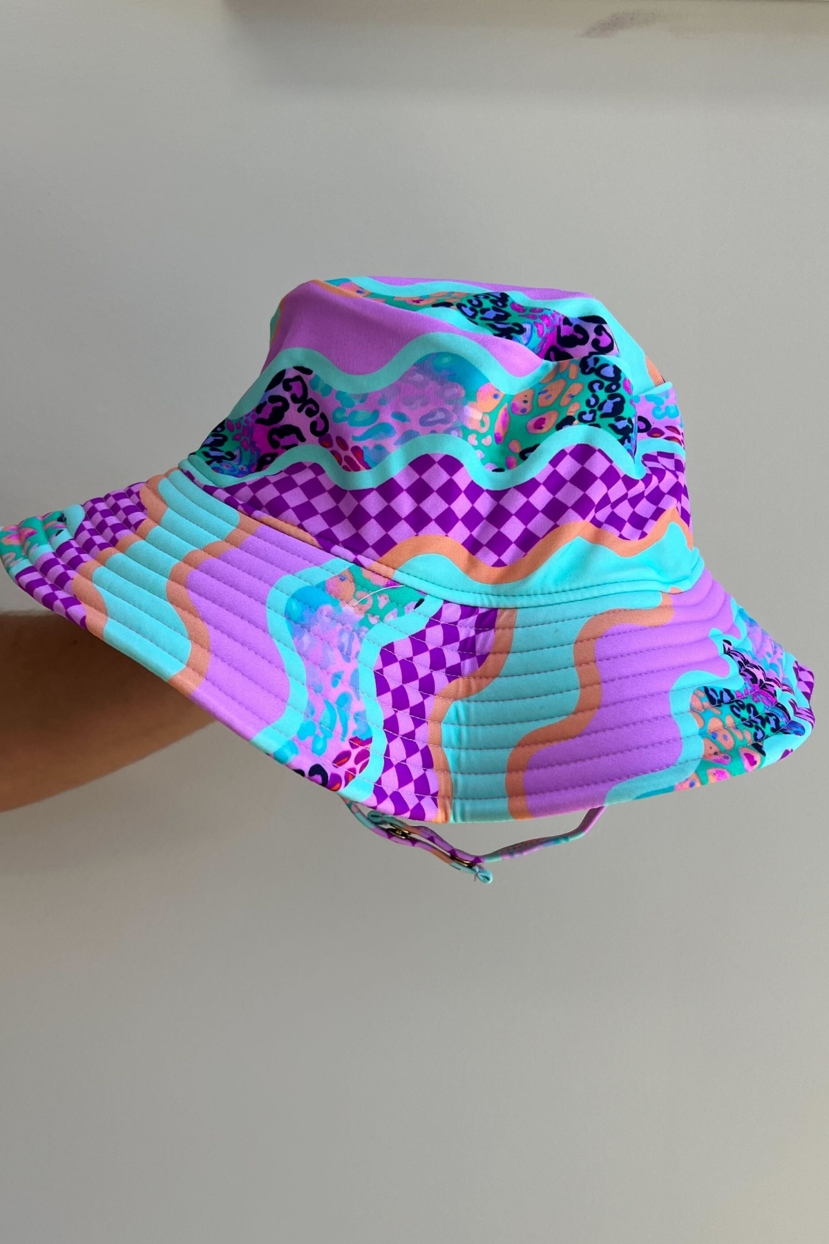 Daisy Swim Hat - Vivid Ripple