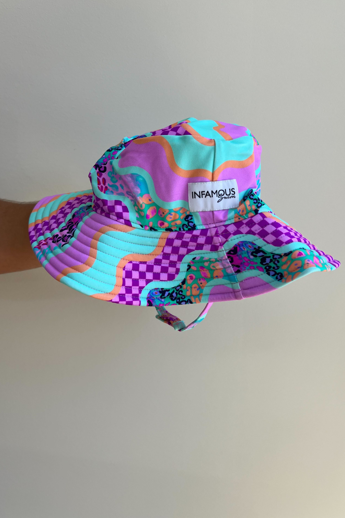 Daisy Swim Hat - Vivid Ripple