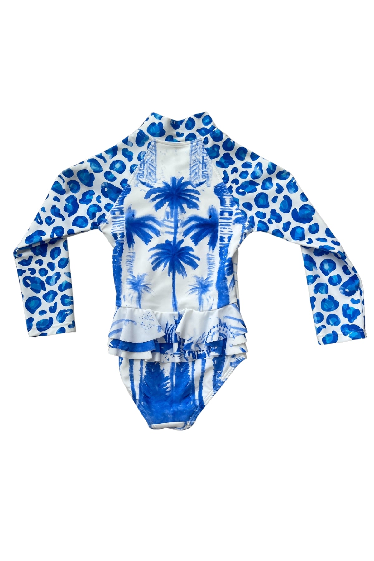 Mini Blake Surfsuit - Blue Jungle