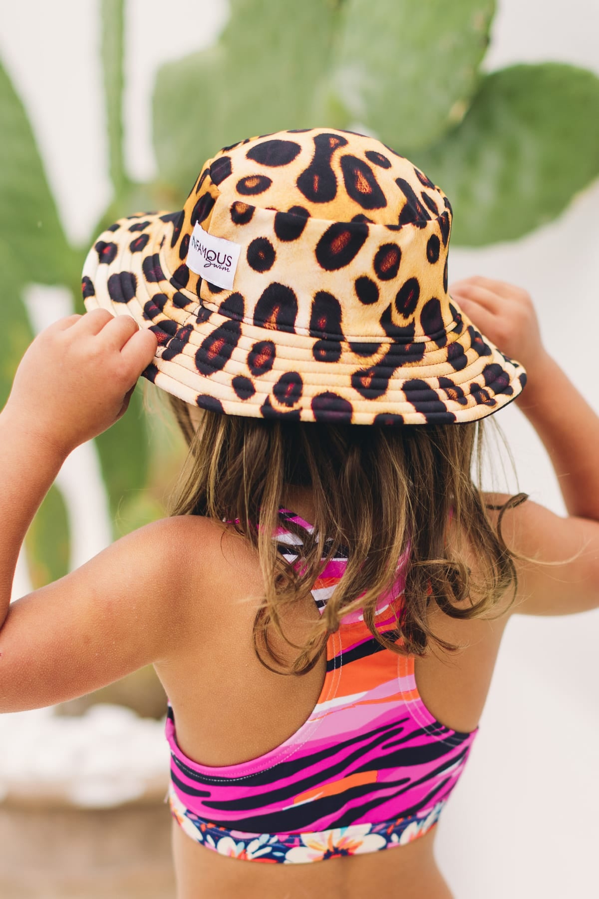 Daisy Swim Hat - Cheetah Fever