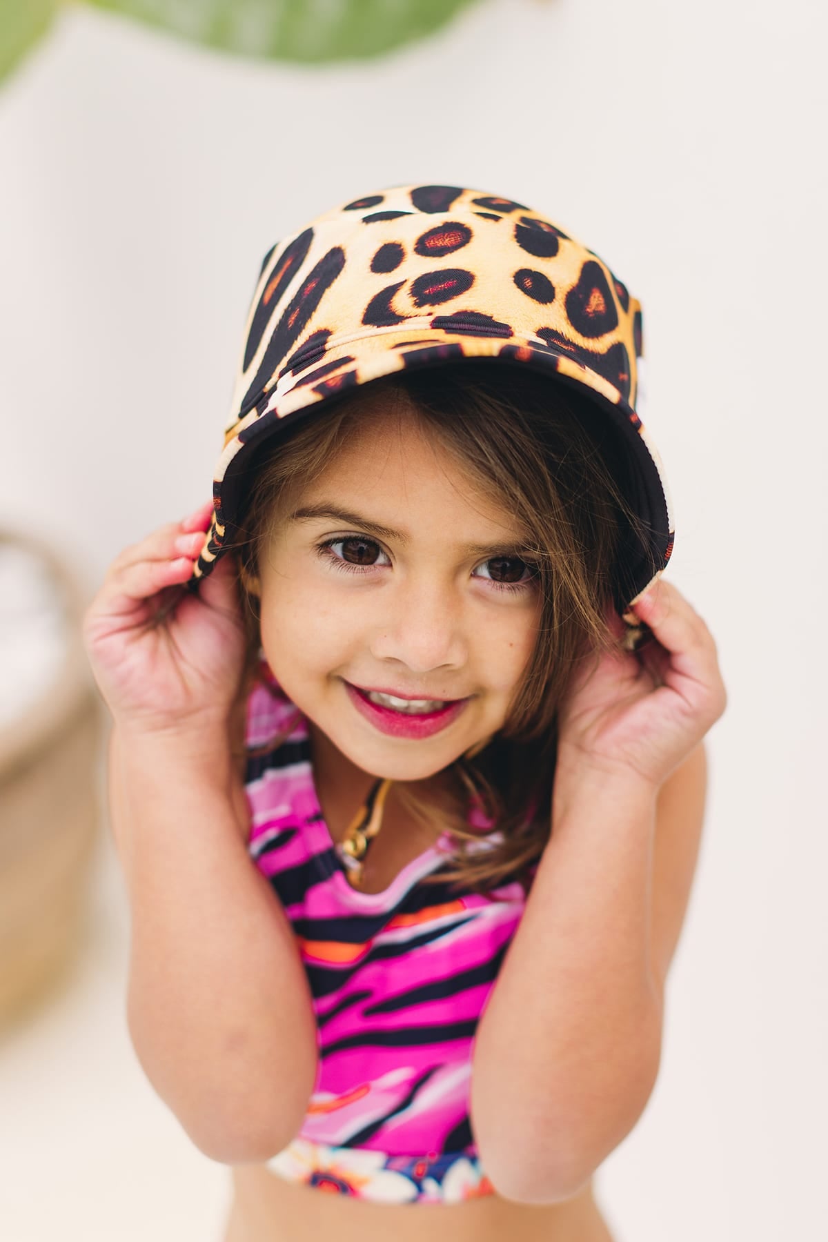 Daisy Swim Hat - Cheetah Fever