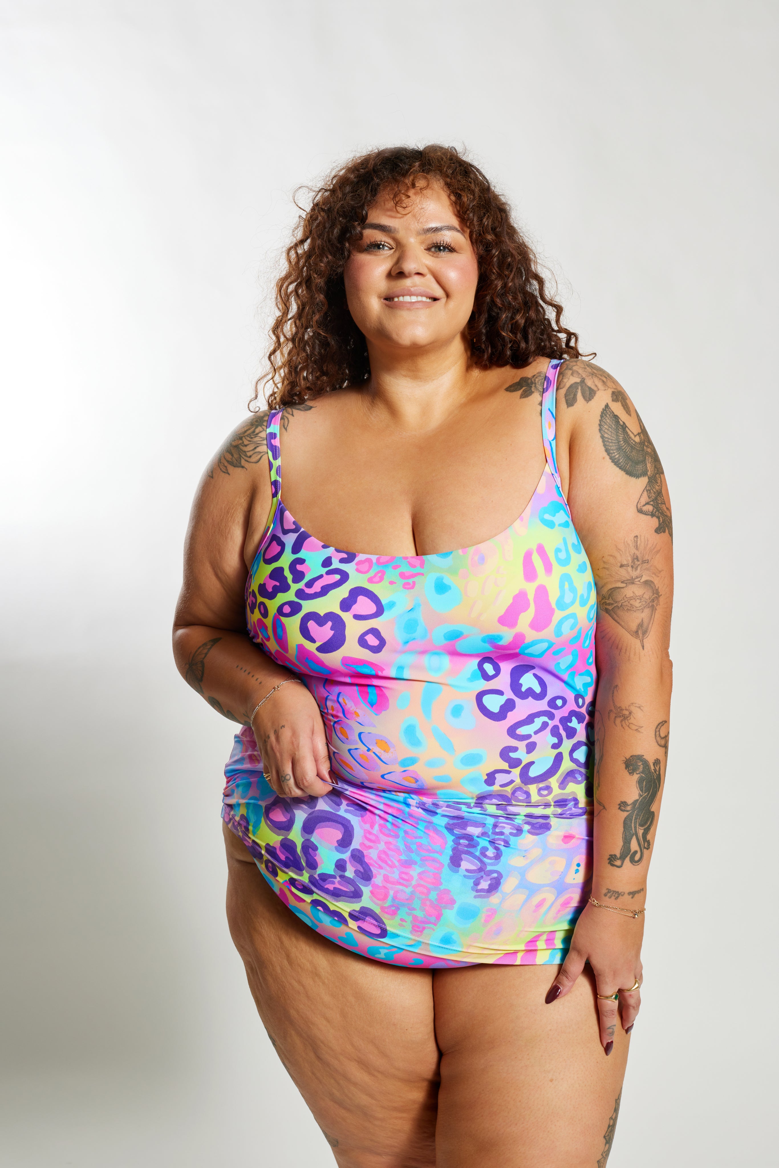 Giselle Tankini Top Curve - Kaleidoscope