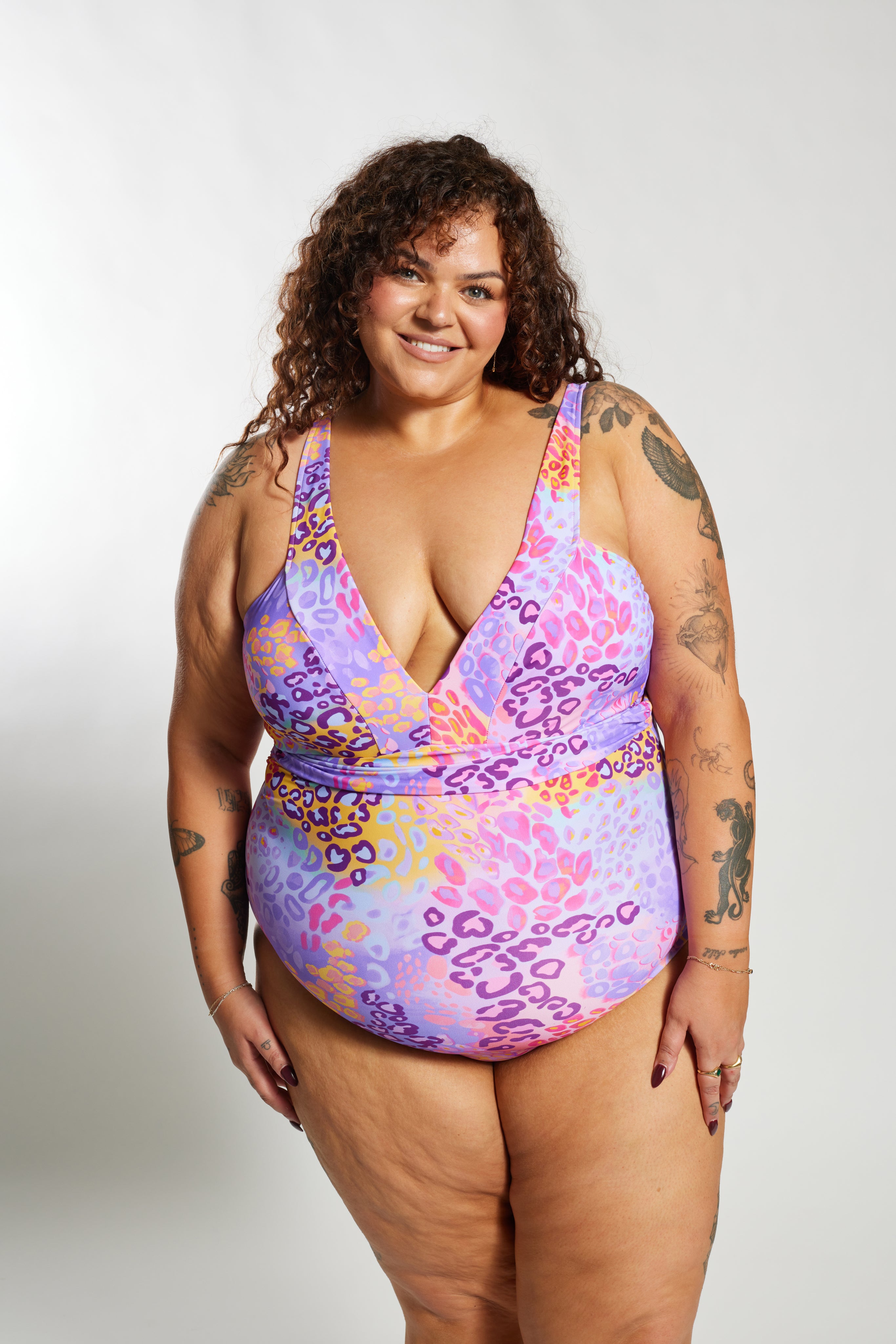 Gwen One Piece Curve - Tangerine