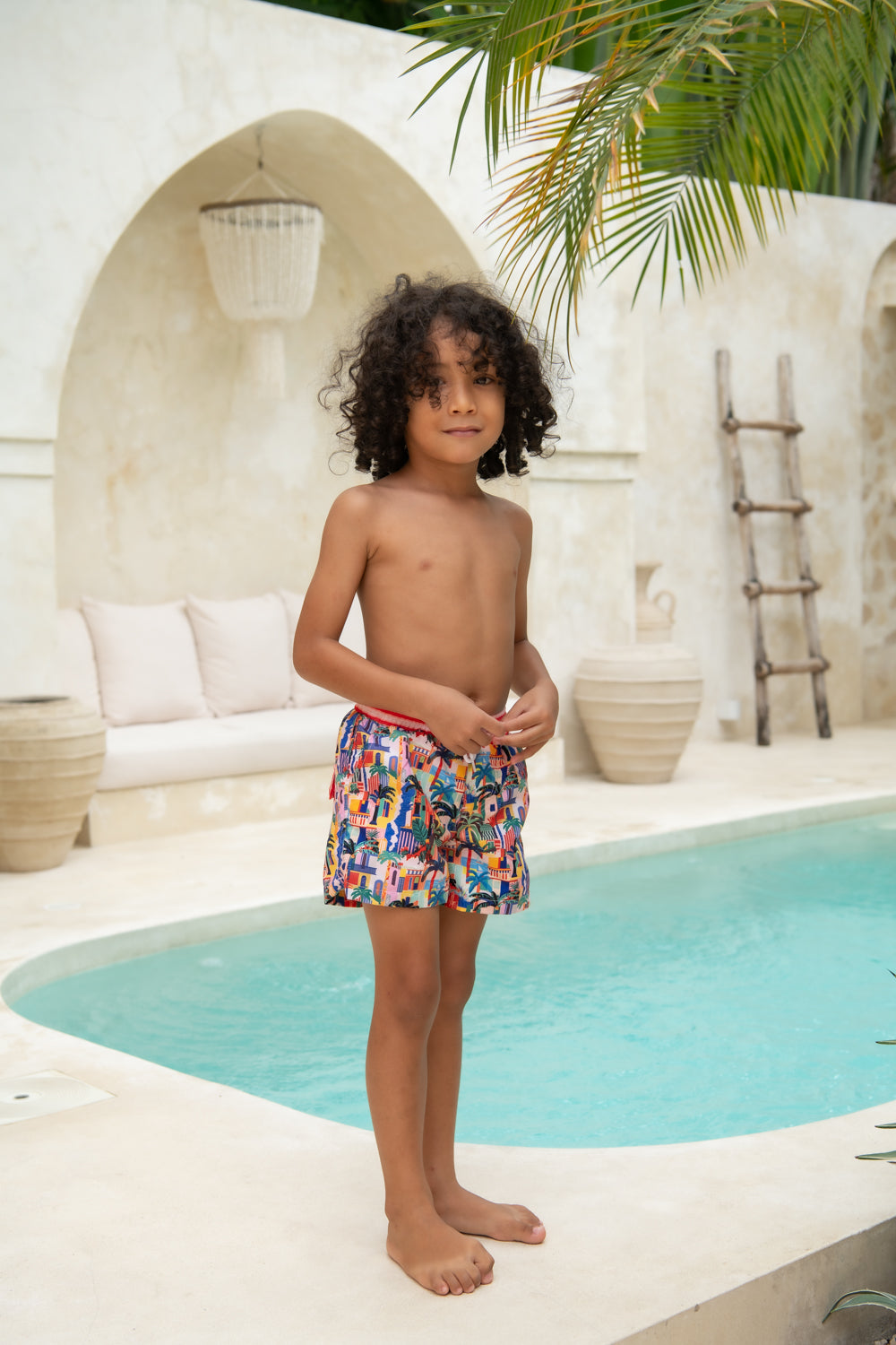 Mini Hank Board Shorts - Havana Day