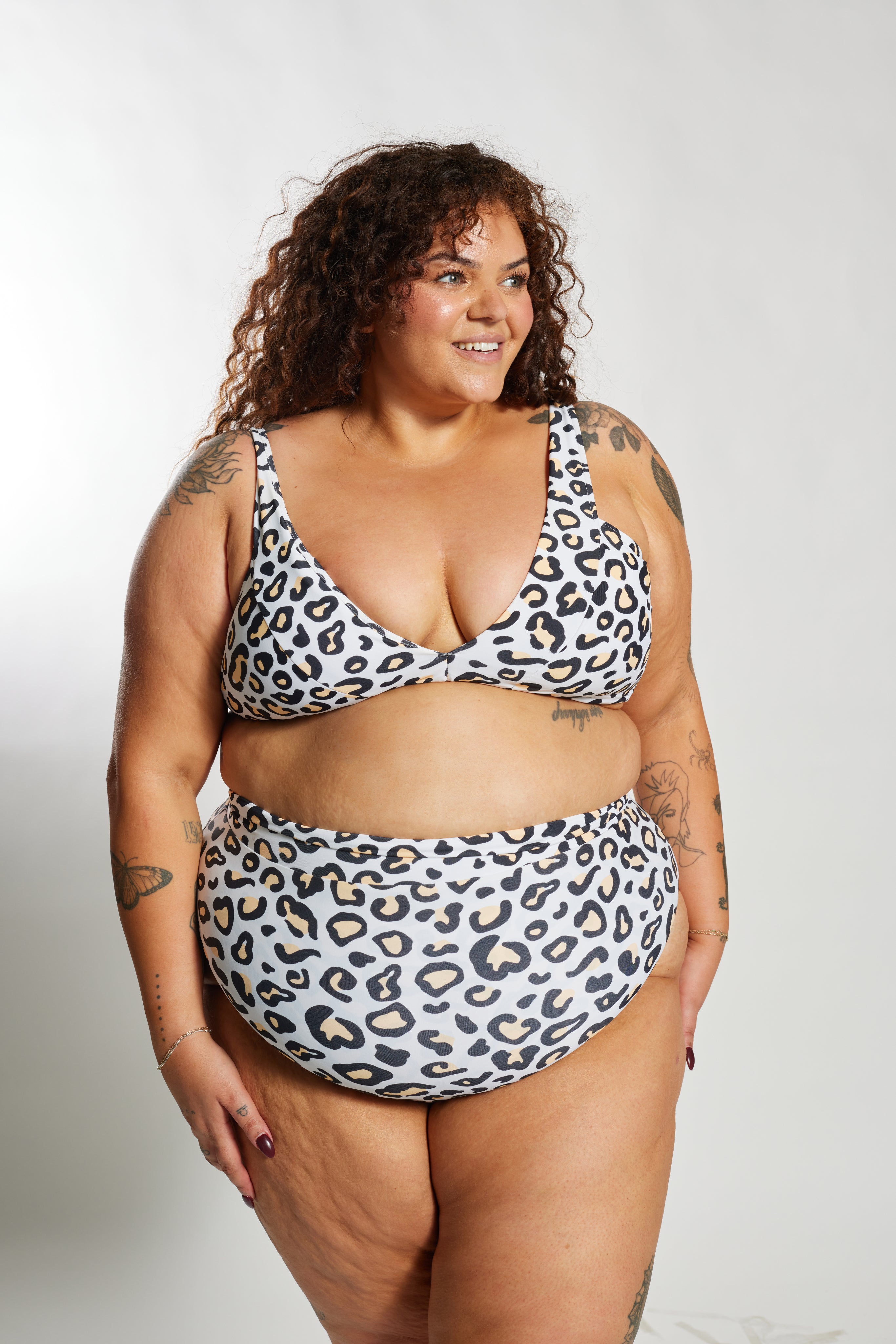 Lola Bikini Top Curve - Safari Leopard