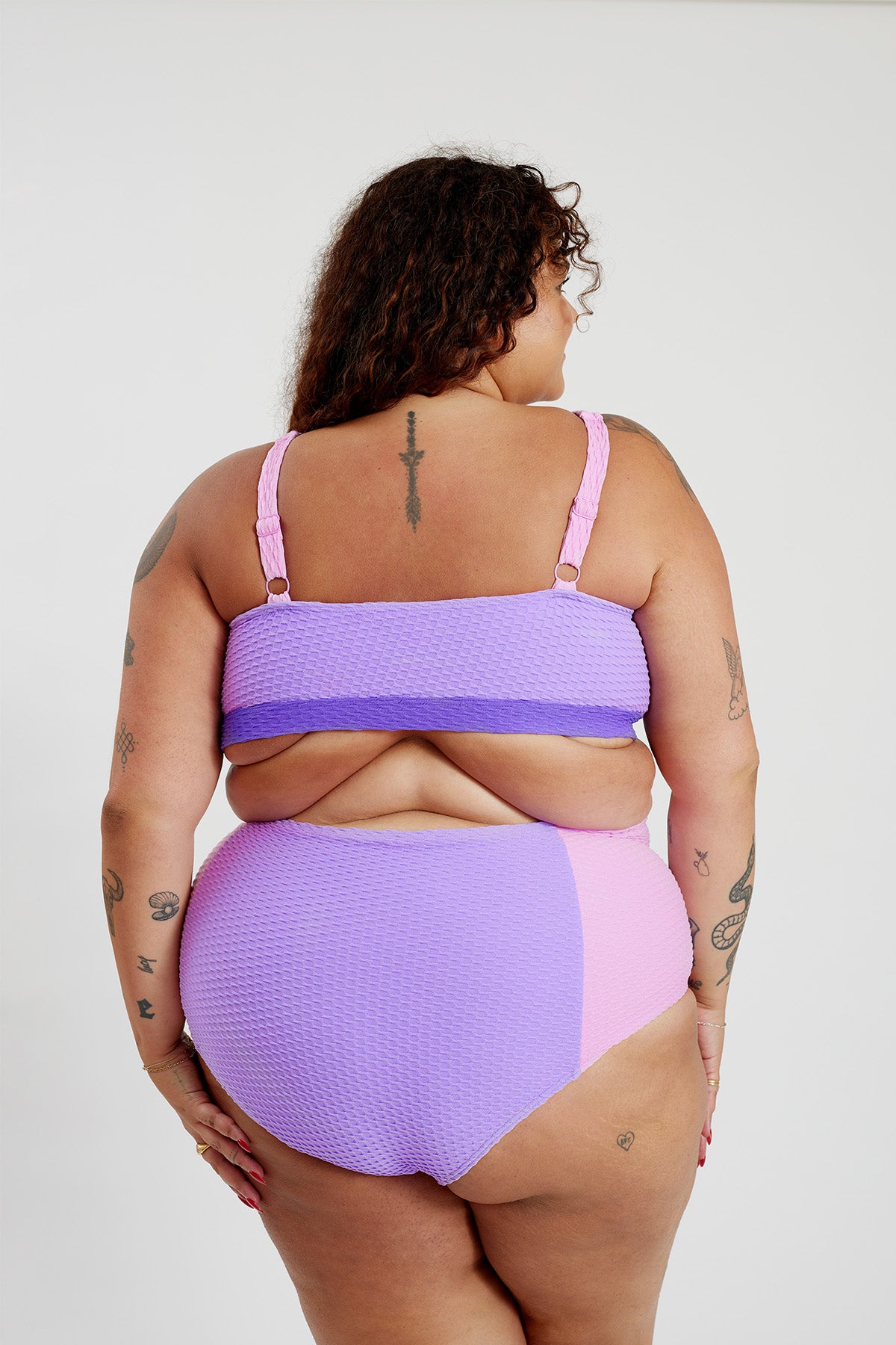 Penelope Bikini Bottom Curve - Lilac Crystal