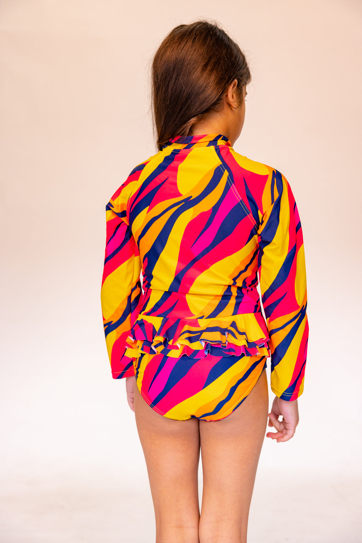 Mini Blake Surfsuit Final Sale -  Sunset Stripe