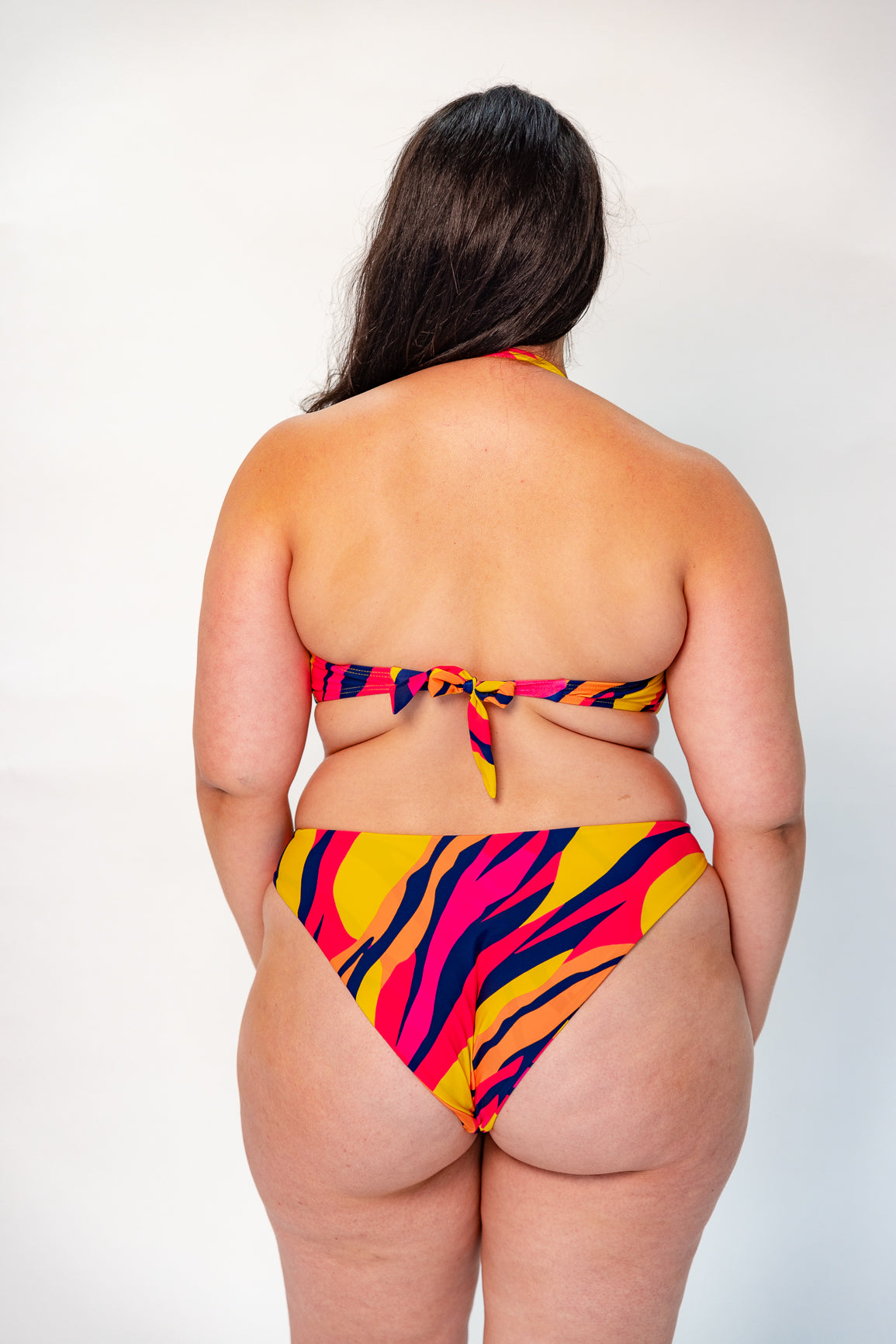 Grace Bikini Bottom - Sunset Stripe