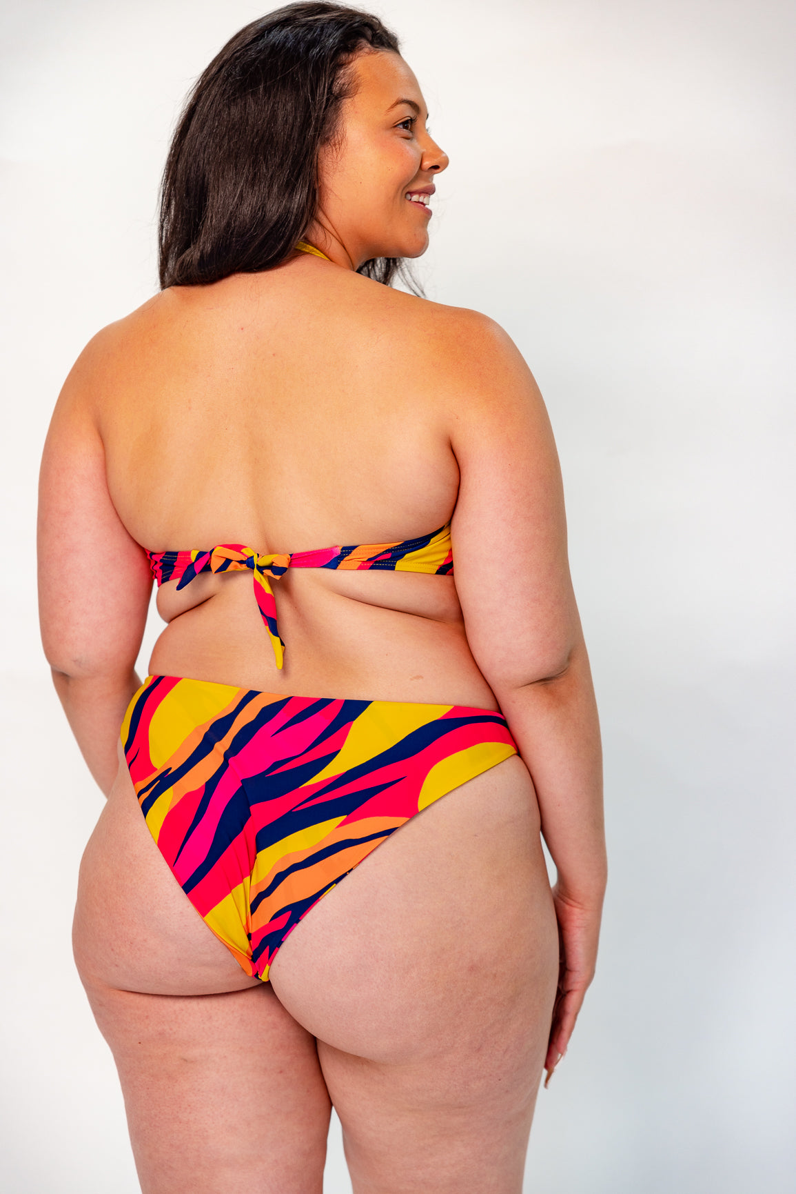 Grace Bikini Bottom - Sunset Stripe