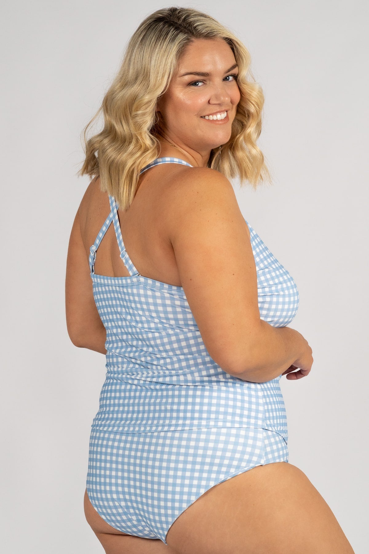 Giselle Tankini Top Final Sale - Alice Baby Blue