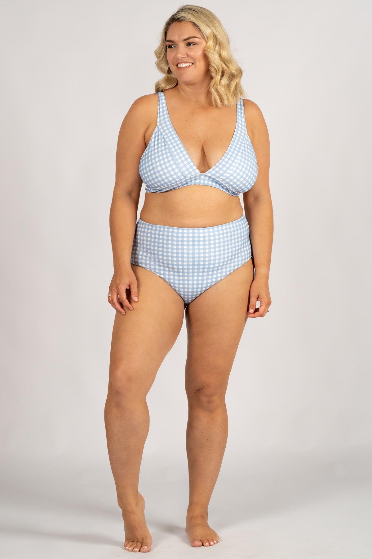 Lola Triangle Top Final Sale - Alice Baby Blue