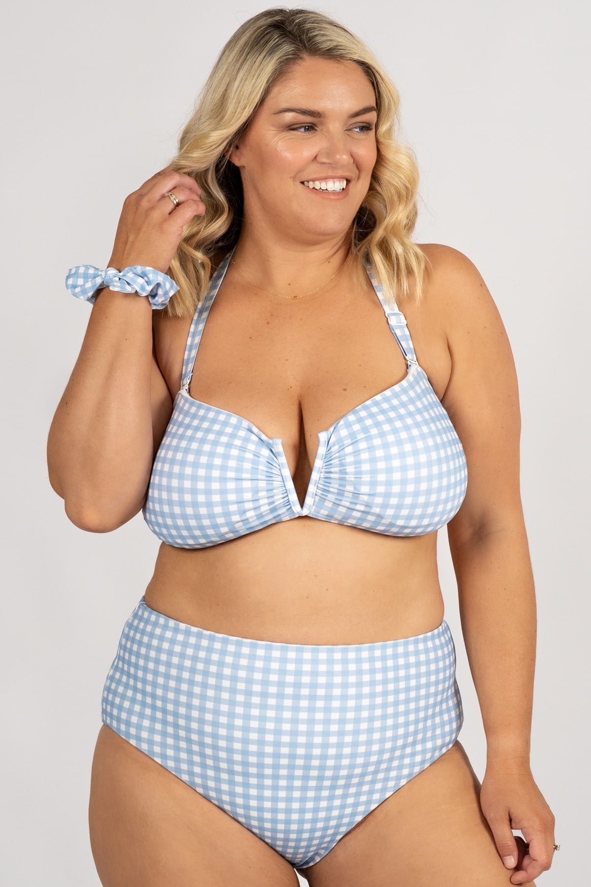 Sadie Bikini Bottom Final Sale - Alice Baby Blue