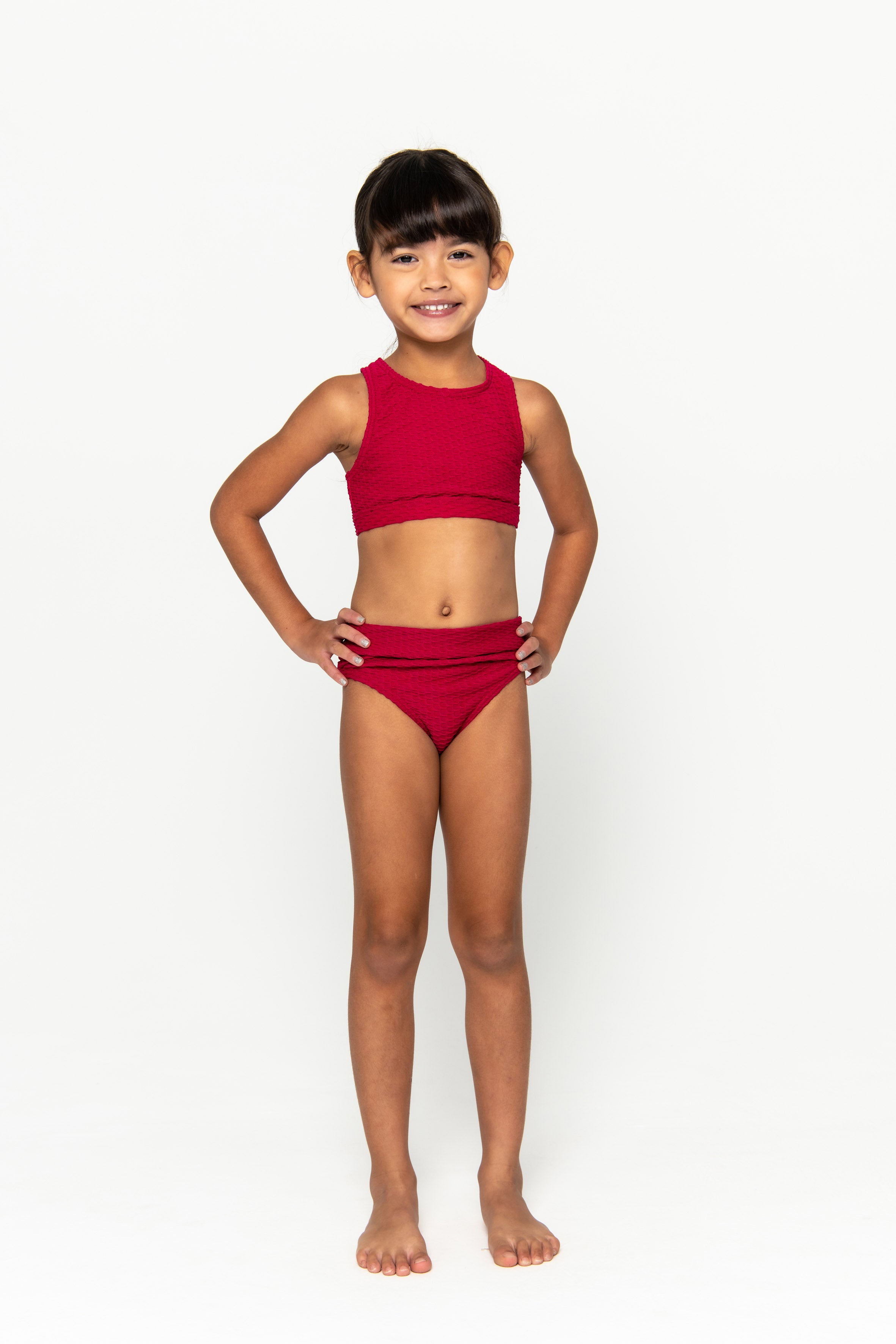 Mini Gia Active Set Final Sale - Ruby Waffle