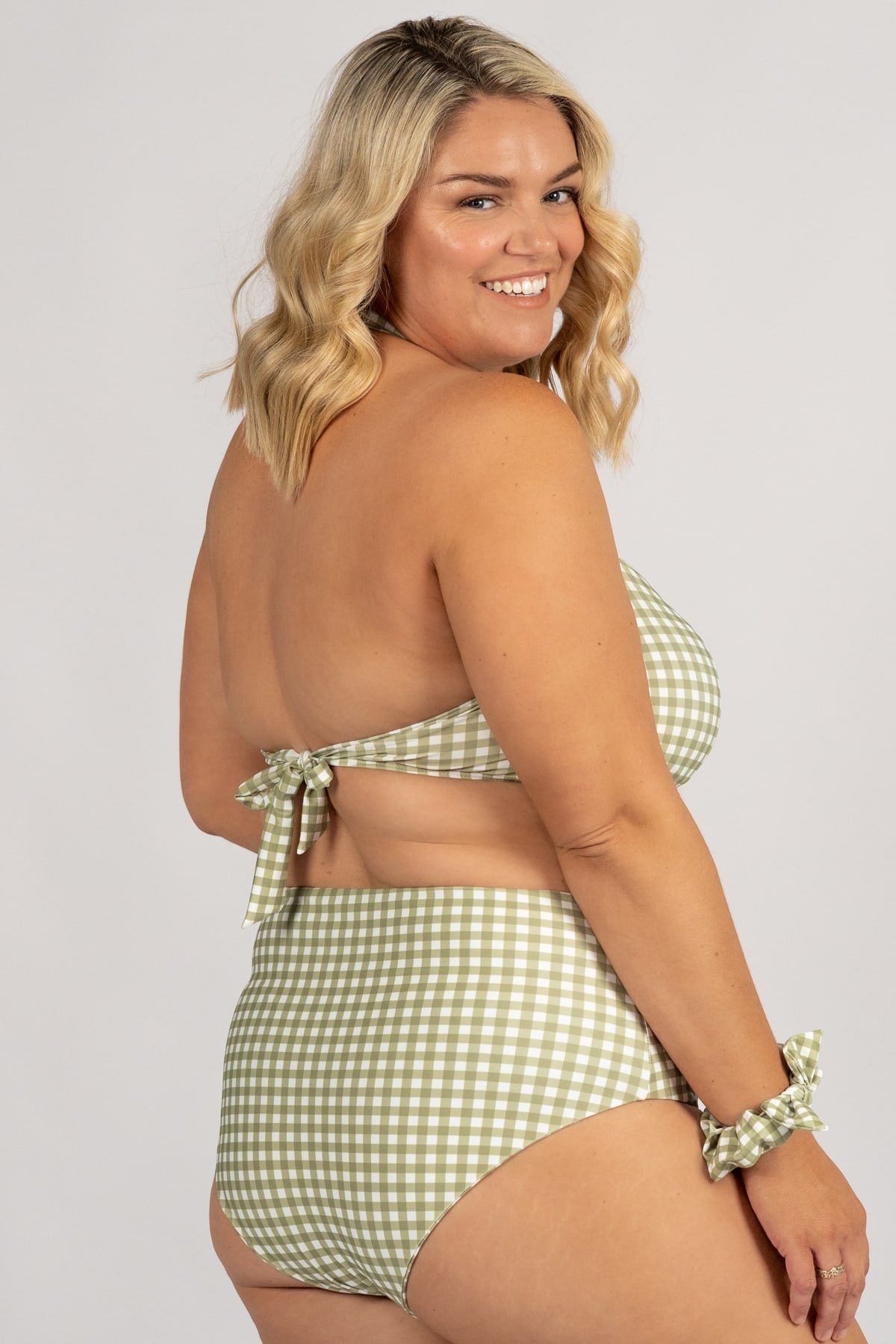 Scarlett Bandeau Top Final Sale - Alice Green Grass