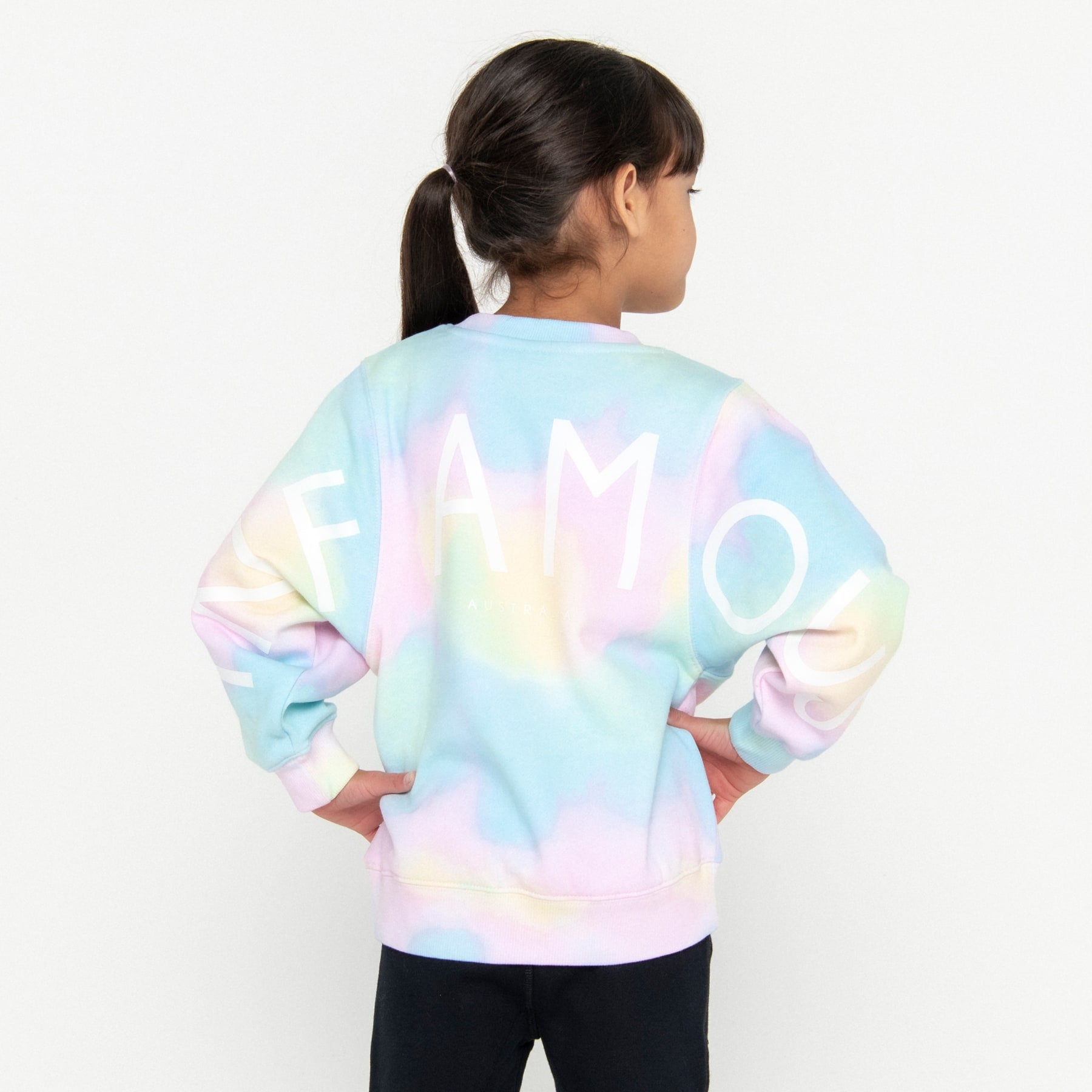 Mini Signature Sweatshirt Final Sale - Fairy Floss