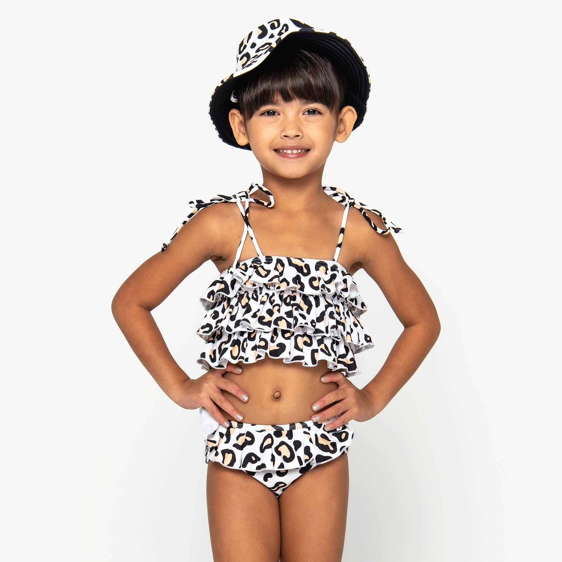 Mini Poppy Bikini Set Final Sale - Safari Leopard