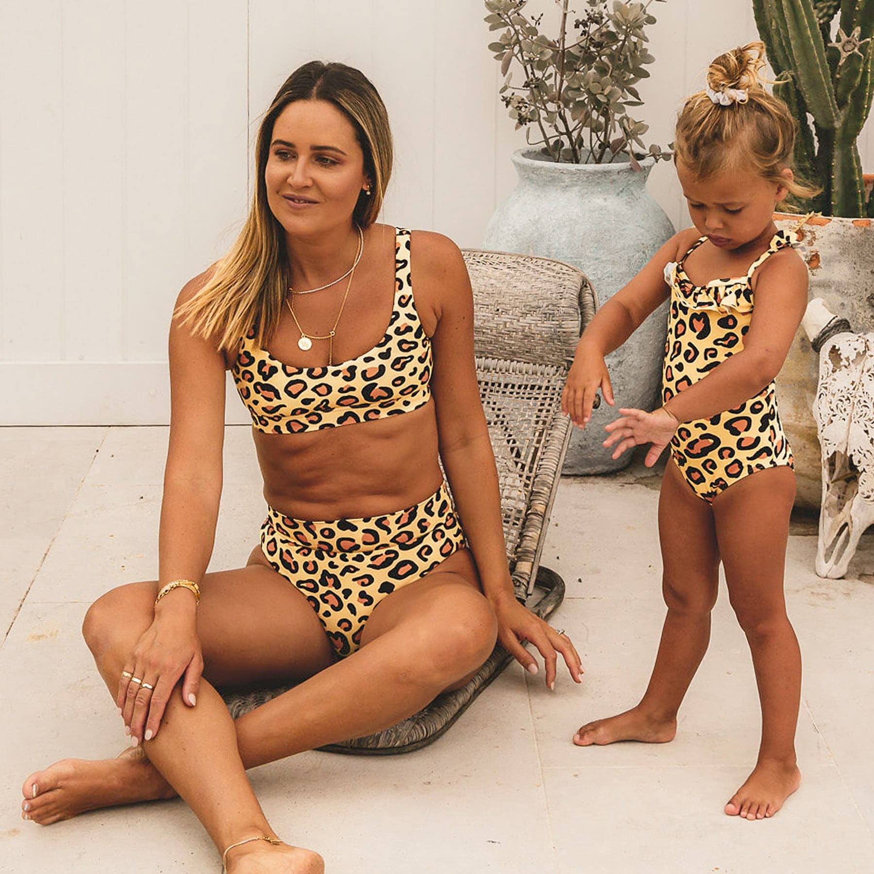 Gia Bikini Top Final Sale - Sun Leopard