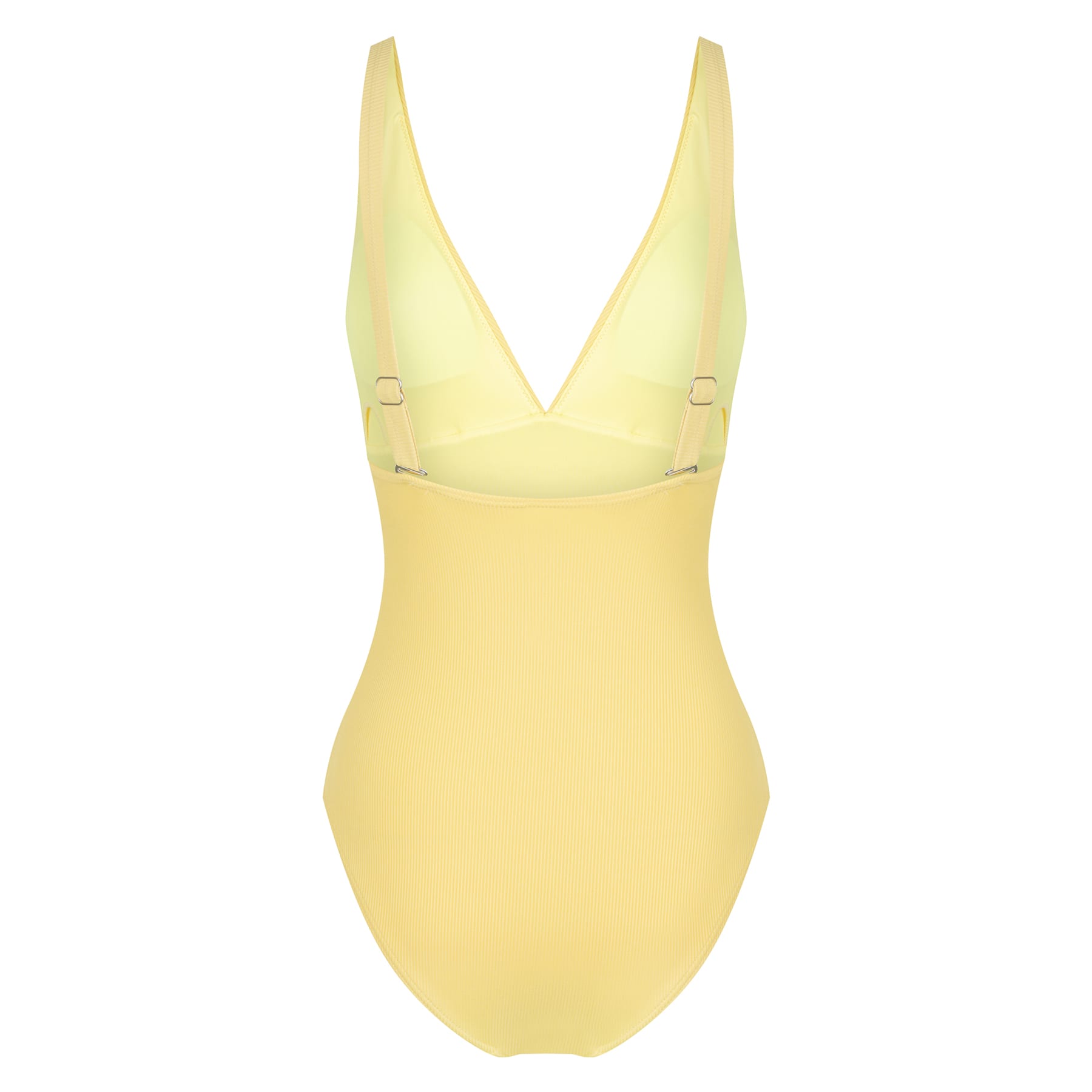 Gwen One Piece Final Sale - Sunshine Yellow Ribbed