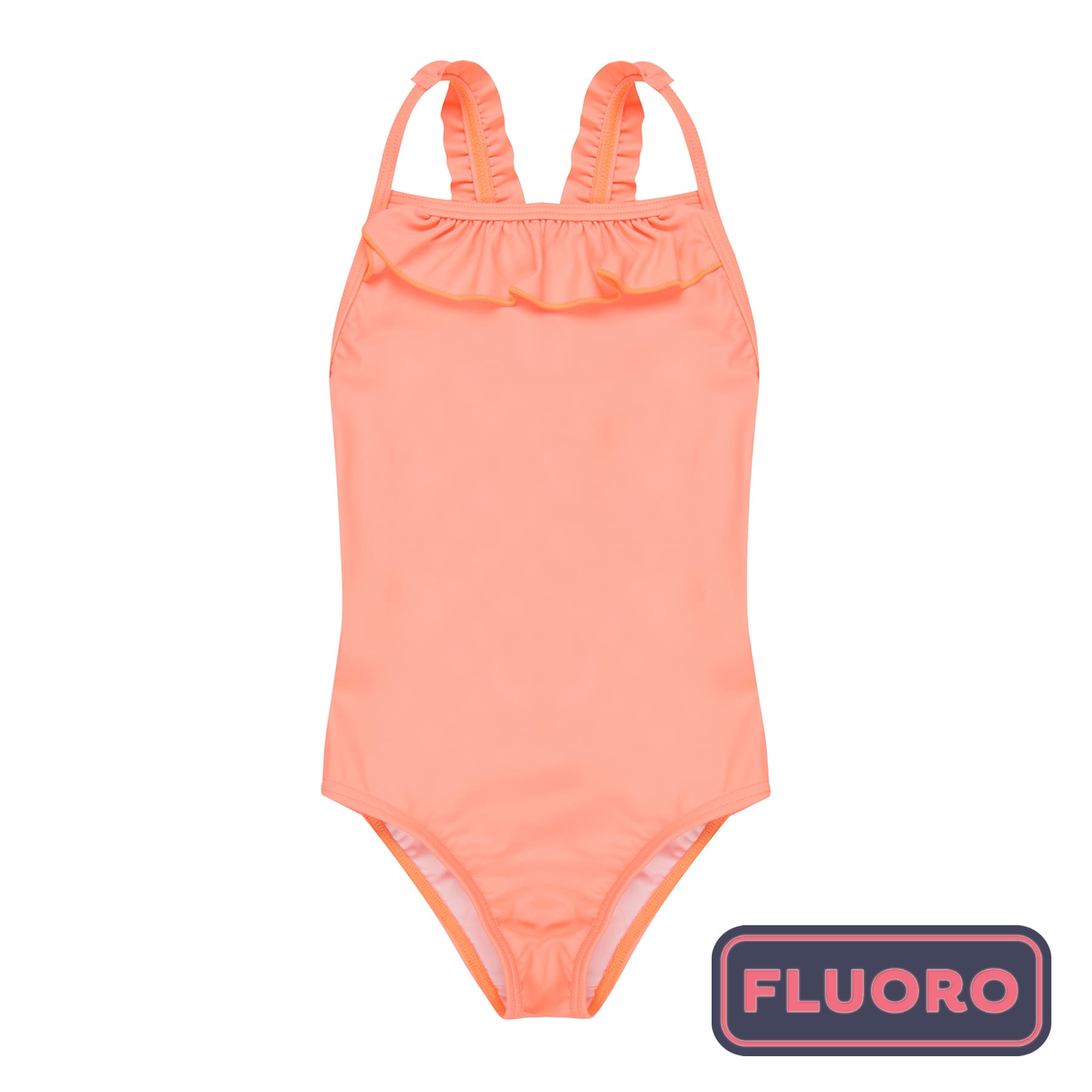 Mini Candice One Piece Final Sale - Fluorescent Coral