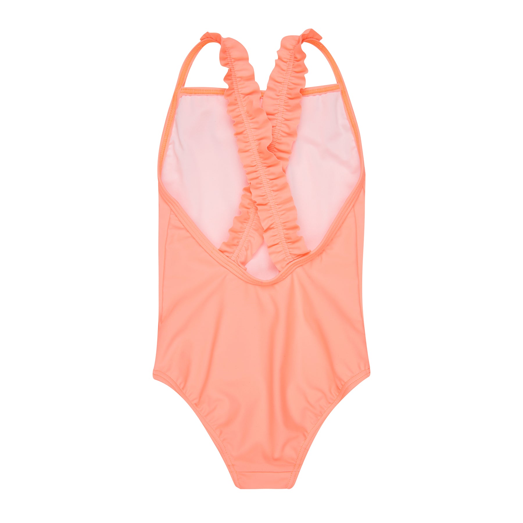 Mini Candice One Piece Final Sale - Fluorescent Coral