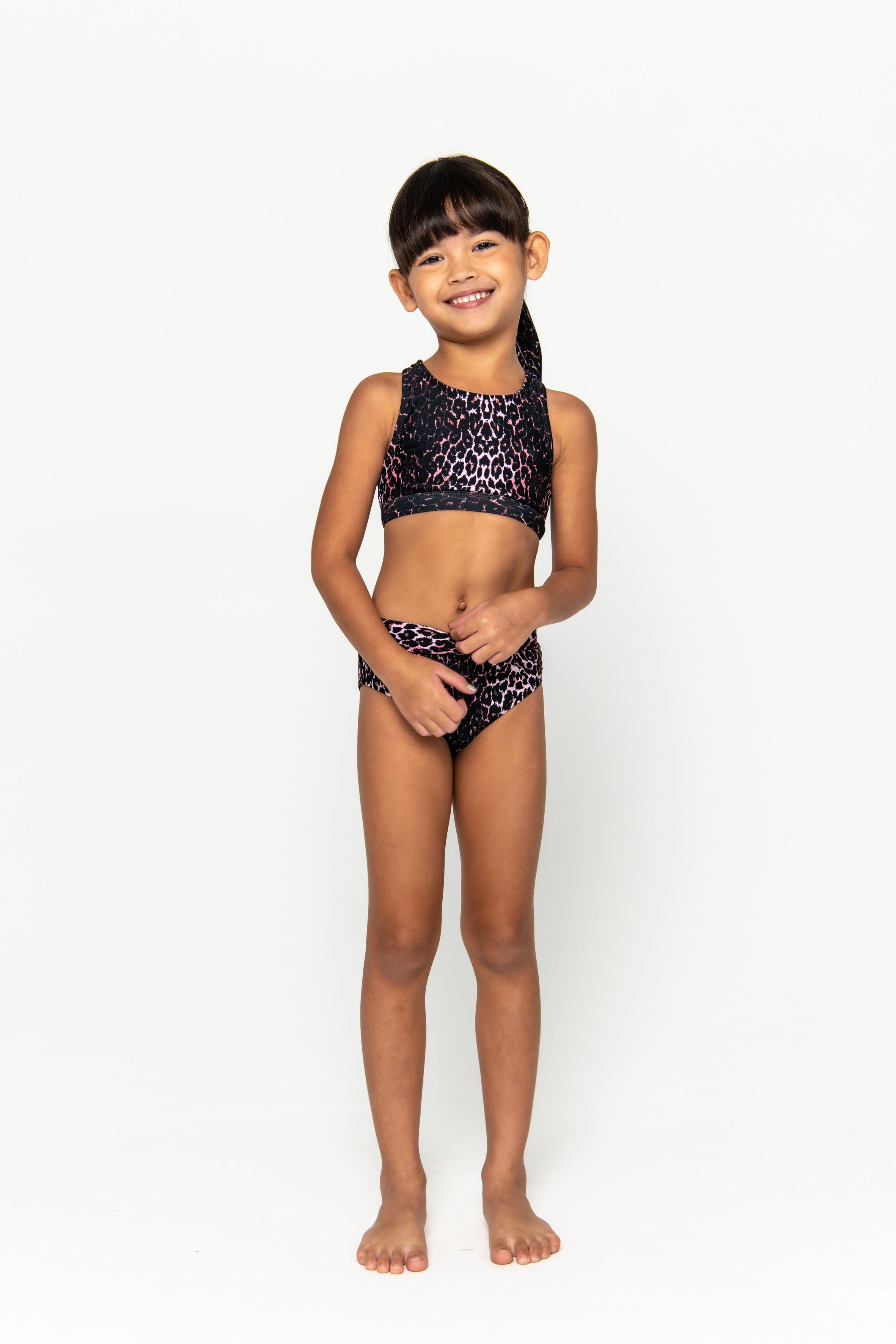 Mini Gia Bikini Set Final Sale - Kitty Leopard