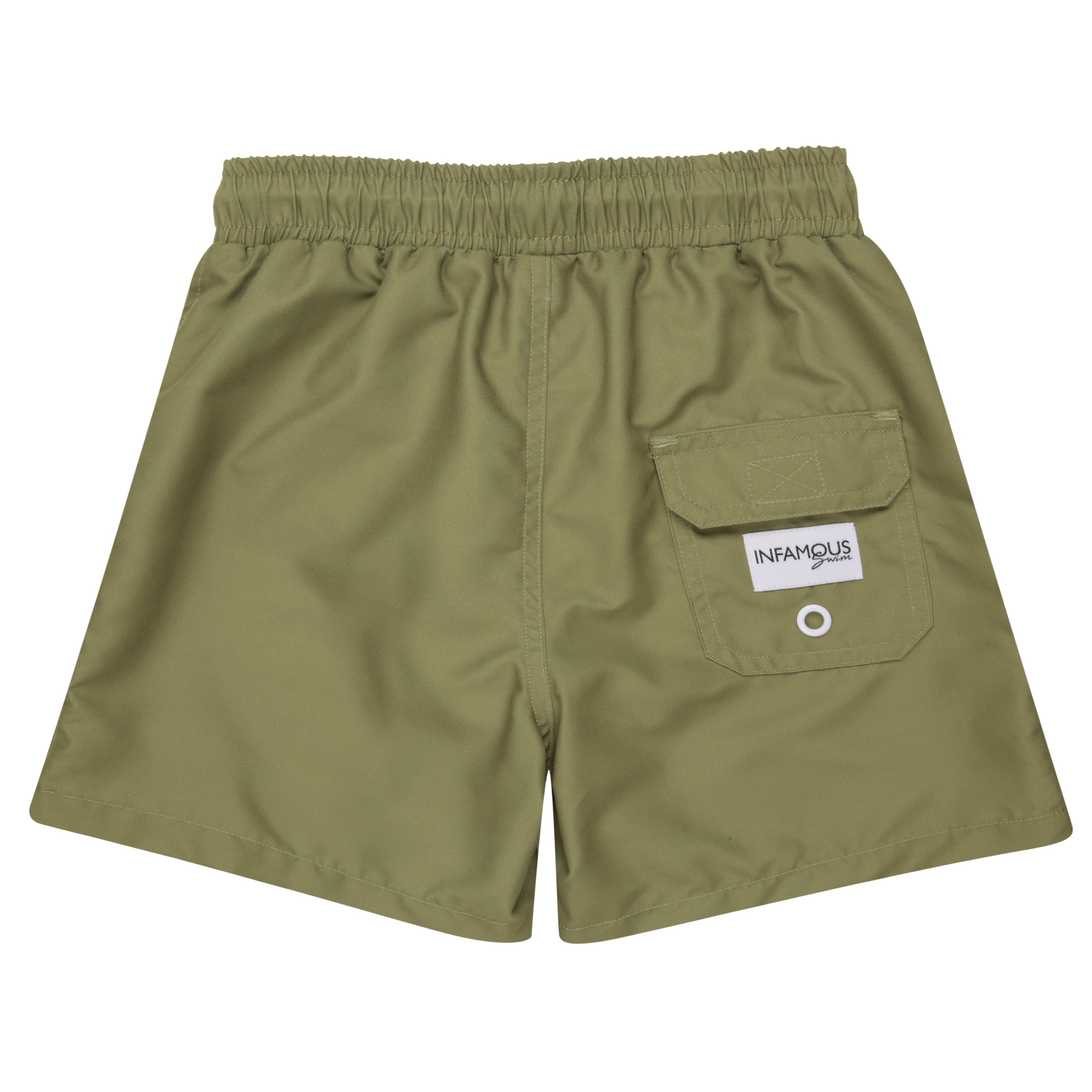 Mini Hank Board Shorts Final Sale - Olive Martini